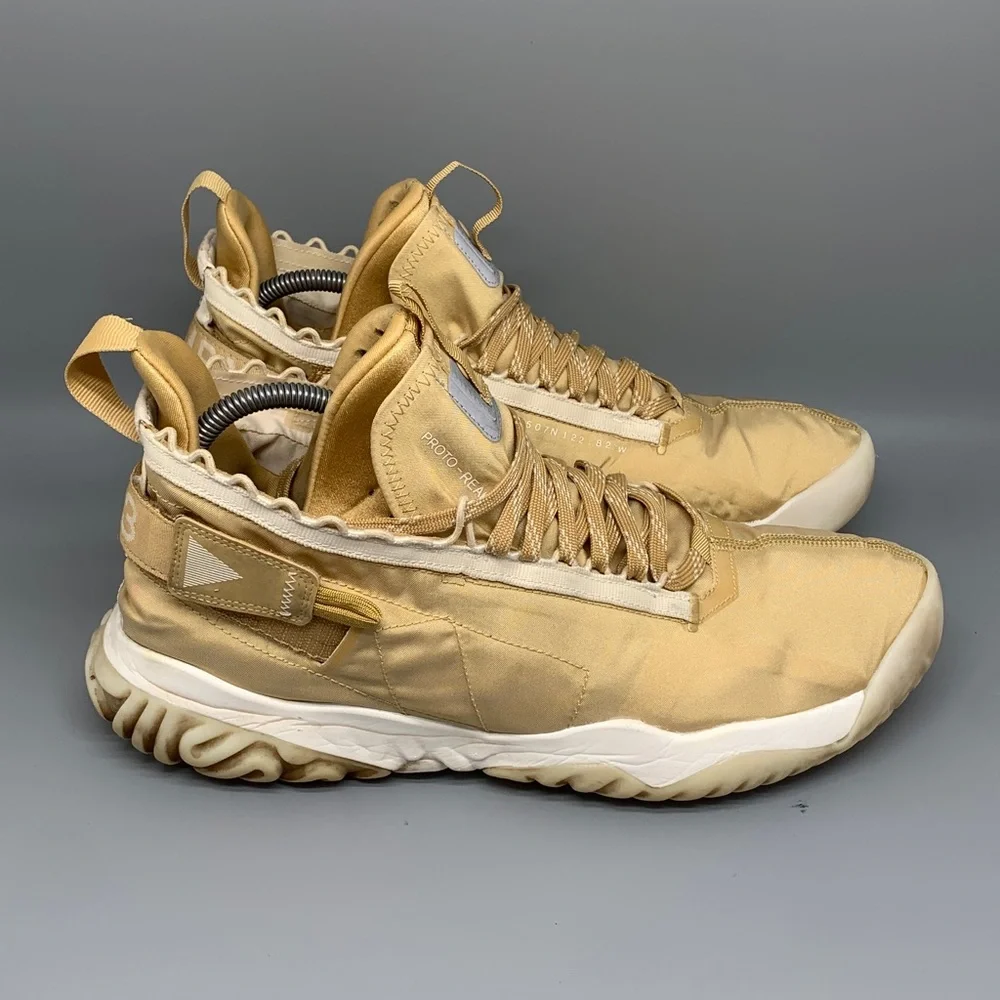 Jordan Proto-React Gold Basketball Shoes BV1654-200 Men’s Sz‎ 13